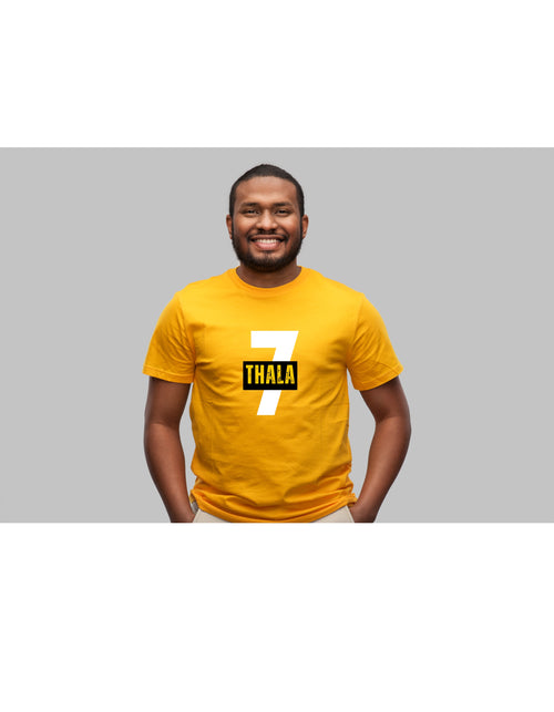 DHONI Classic Crew T-Shirt Golden Yellow