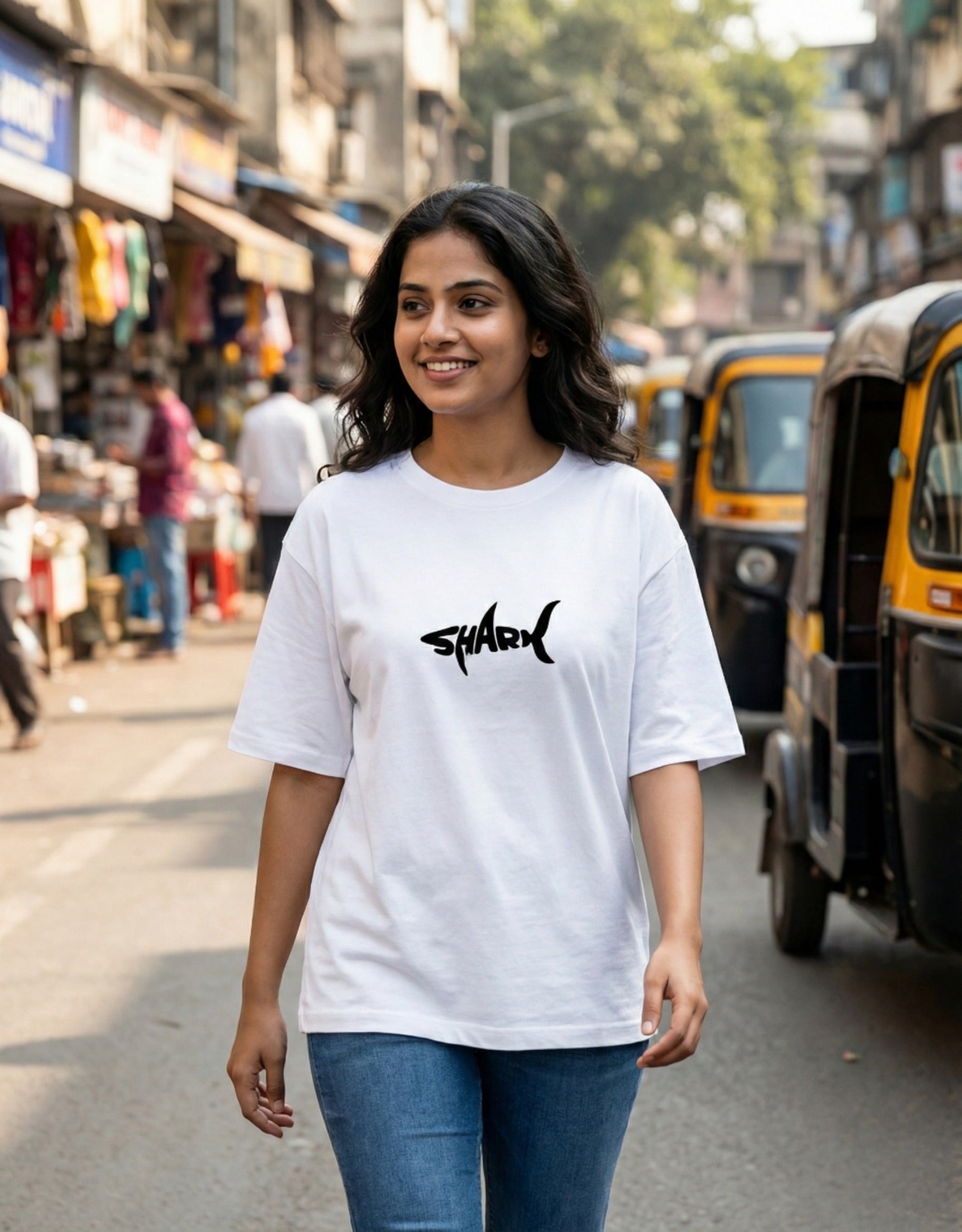 Unisex SHARK Oversized Standard T-Shirt