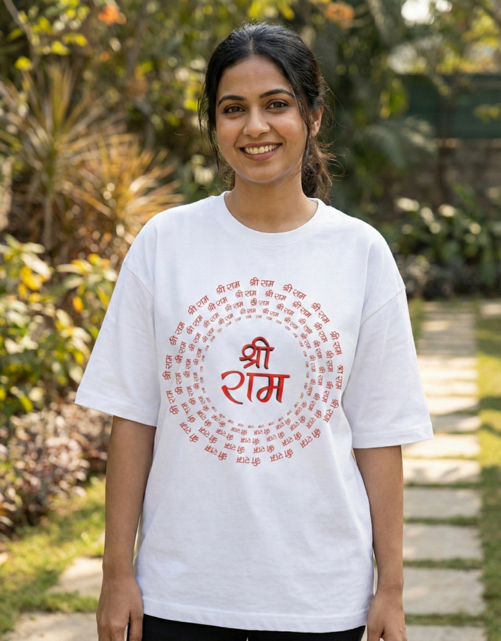 Unisex SHREE RAM Oversized Tee